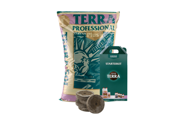 Canna Erde 50L & Canna Terra Starter Kit inkl. Jiffys