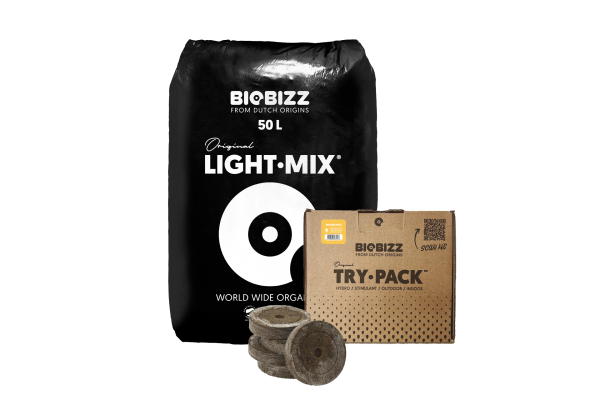 BioBizz Erde 50L & BioBizz Trypack Indoor inkl. Jiffys