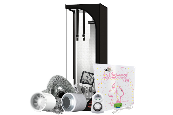Komplettset Hydro Shoot 40 mit 45 Watt Cosmos LED & Quietline