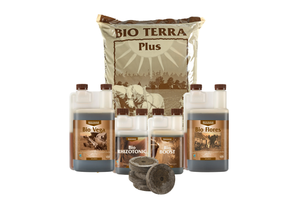Canna Bio Erde & Dünger Set Komplett inkl. Jiffys