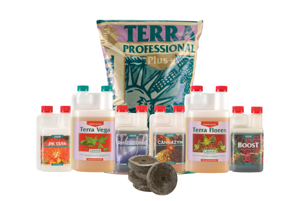 Canna Terra Erde 50L & Canna Dünger Komplettset